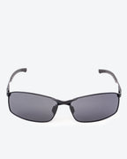 THEO - Black Polarized Lenses, Satin Black Frame