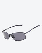 THEO - Black Polarized Lenses, Satin Black Frame