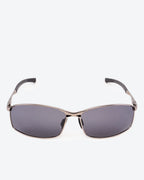 THEO - Black Polarized Lenses, Titanium Steel Frame