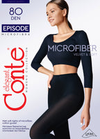 Tights Conte Episode 80 Den - Microfibra Matte Opaque