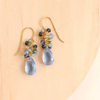 White Chalcedony Bala Earrings