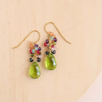 White Chalcedony Bala Earrings