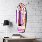 Vintage Melody Box Glass Wall Art