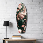 Blooming Breeze Glass Wall Art