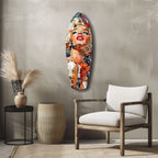 The Shiniest Star Glamour Portrait Glass Wall Art