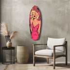 Hollywood Starlet V2 Glass Wall Art