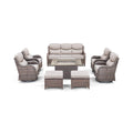 Alora Luxury 8-Piece All-Weather Patio Furniture Set With Fire Pit Table (SAK37512)