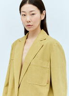Max Mara Women Oversized Canvas Blazer
