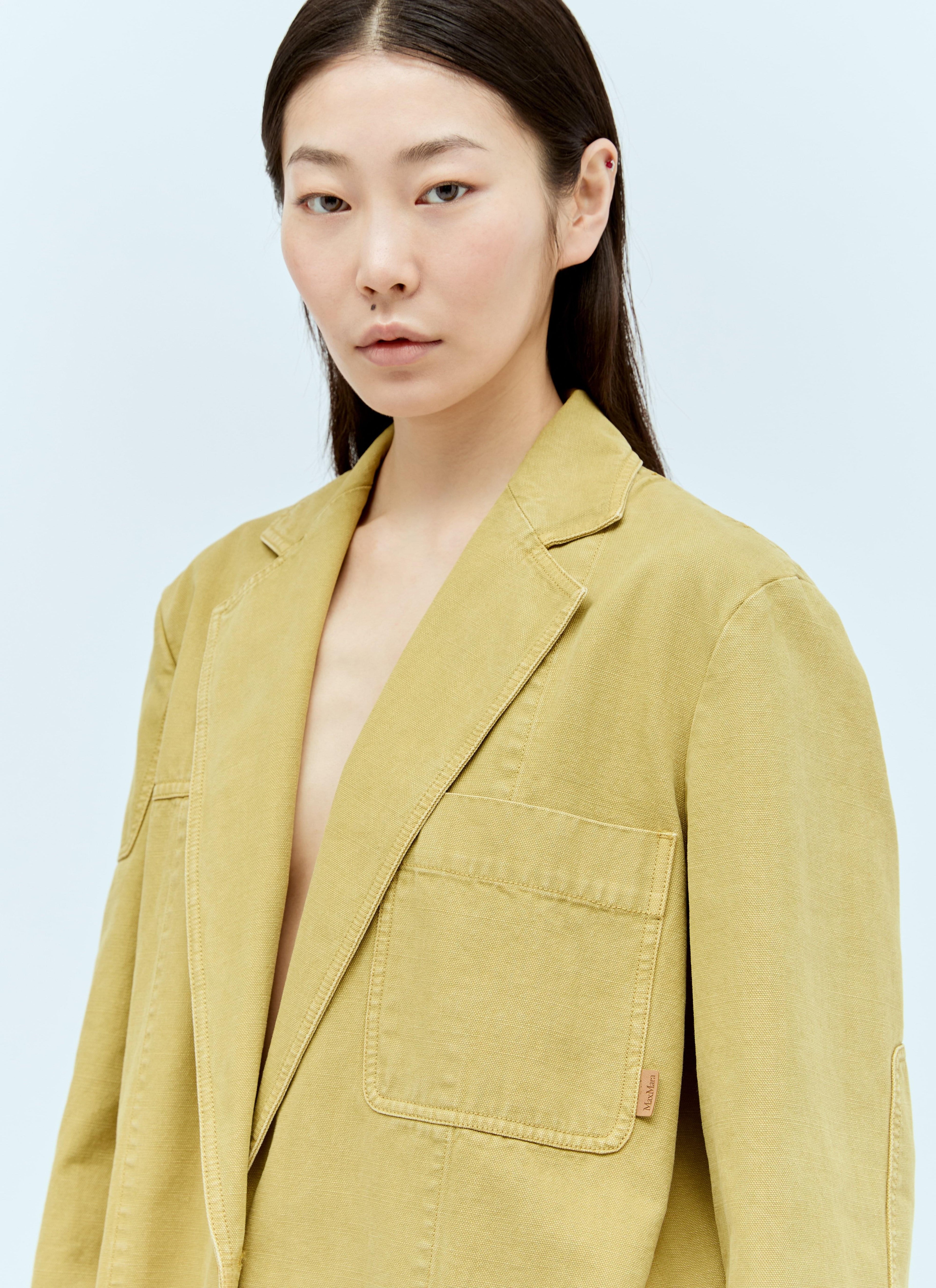Max Mara Women Oversized Canvas Blazer