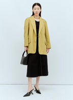 Max Mara Women Oversized Canvas Blazer