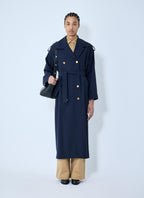Max Mara Women Gabardine Wool Coat