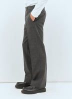 Miu Miu Men Marled Wool Pants