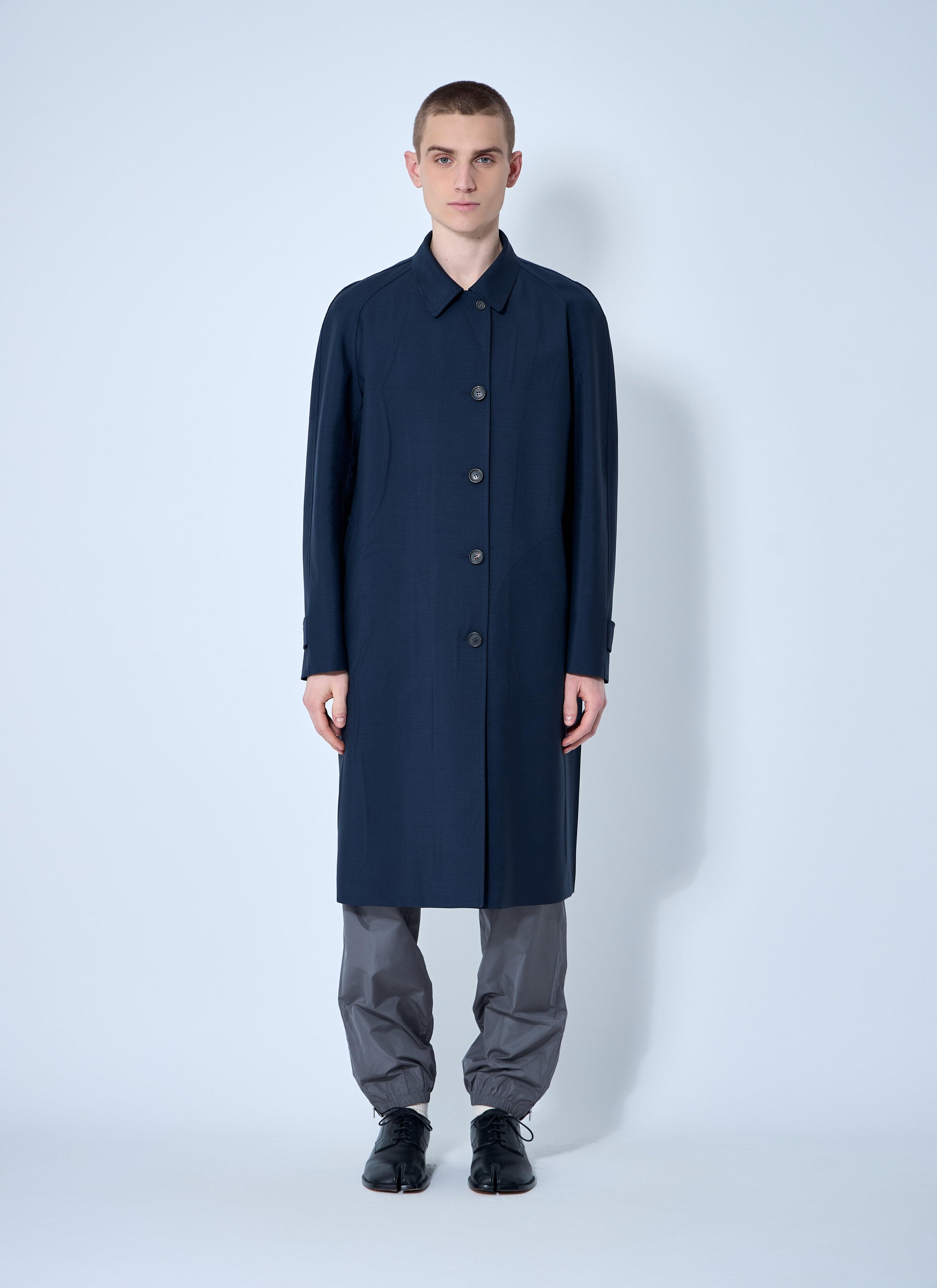 Miu Miu Men Single-Breasted Mohair Coat