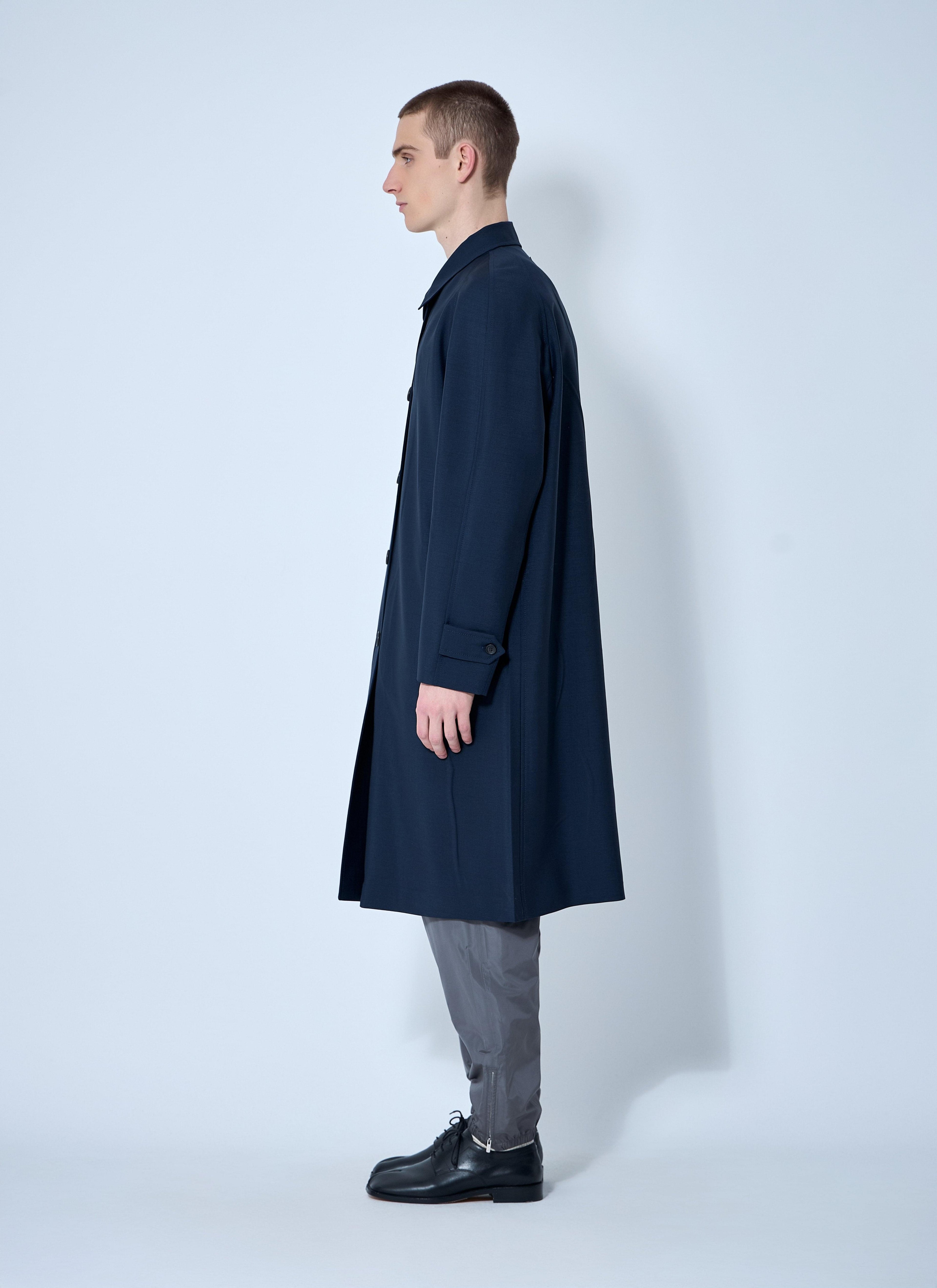Miu Miu Men Single-Breasted Mohair Coat