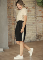 Nina Mid-Rise Track Skirt