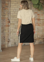 Nina Mid-Rise Track Skirt