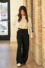 Nina Wide Leg Track Pants