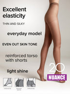 Tights Conte Nuance 20 Den - Reinforced Shorts