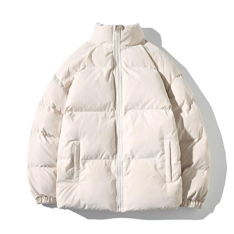 Oversized Unisex Big Winter Jacket Men Thick Warm Coat Jackets Unique Design Modern Jackets For Men Comfortable Solid Color Women Fashion New Jacket Windproof Heavy Winter Jackets