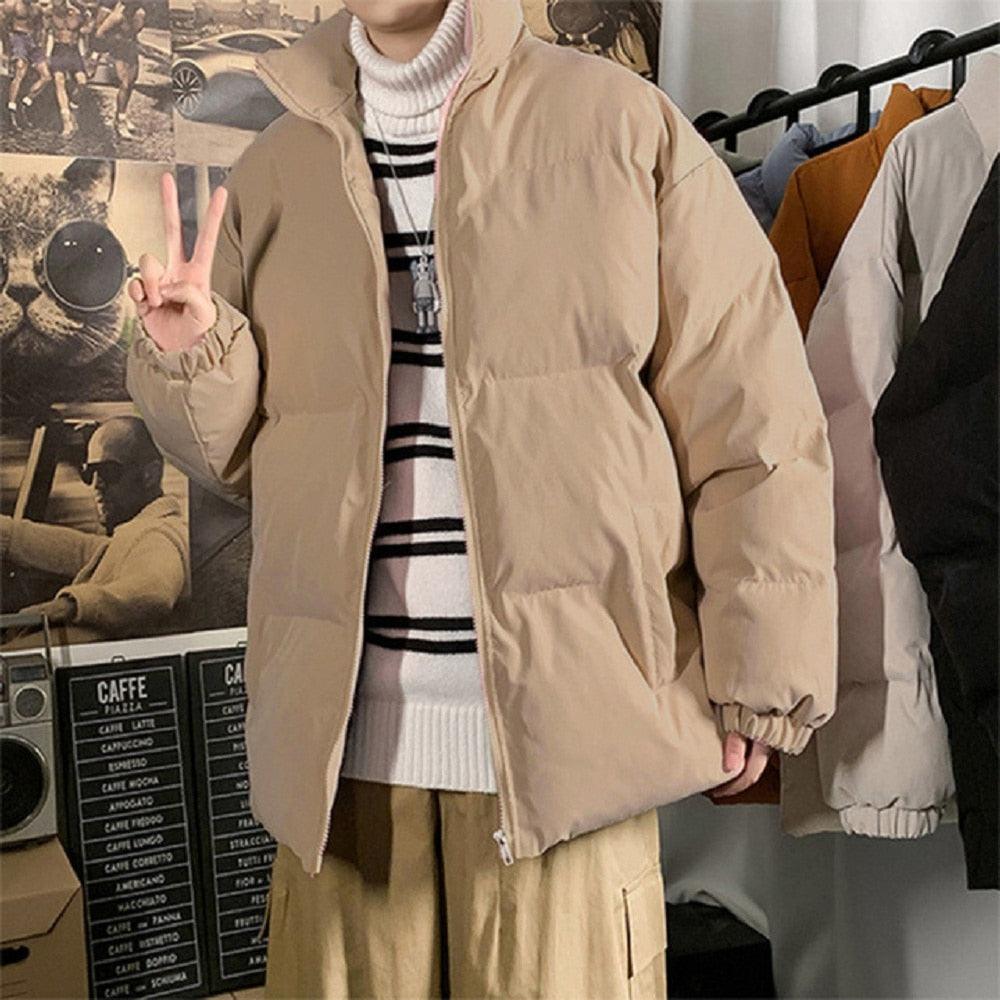Oversized Unisex Big Winter Jacket Men Thick Warm Coat Jackets Unique Design Modern Jackets For Men Comfortable Solid Color Women Fashion New Jacket Windproof Heavy Winter Jackets