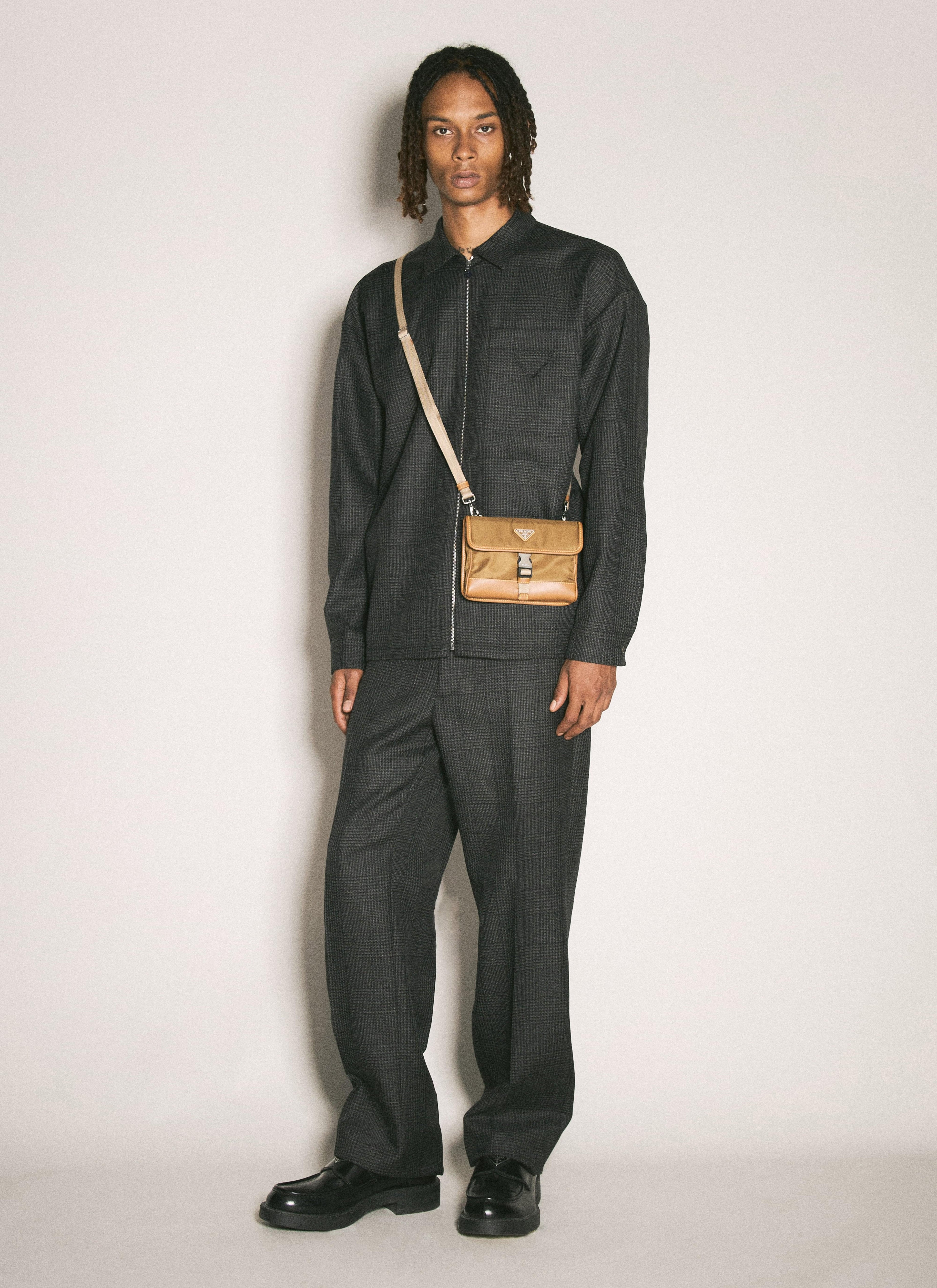Prada Men Wool Tailored Pants