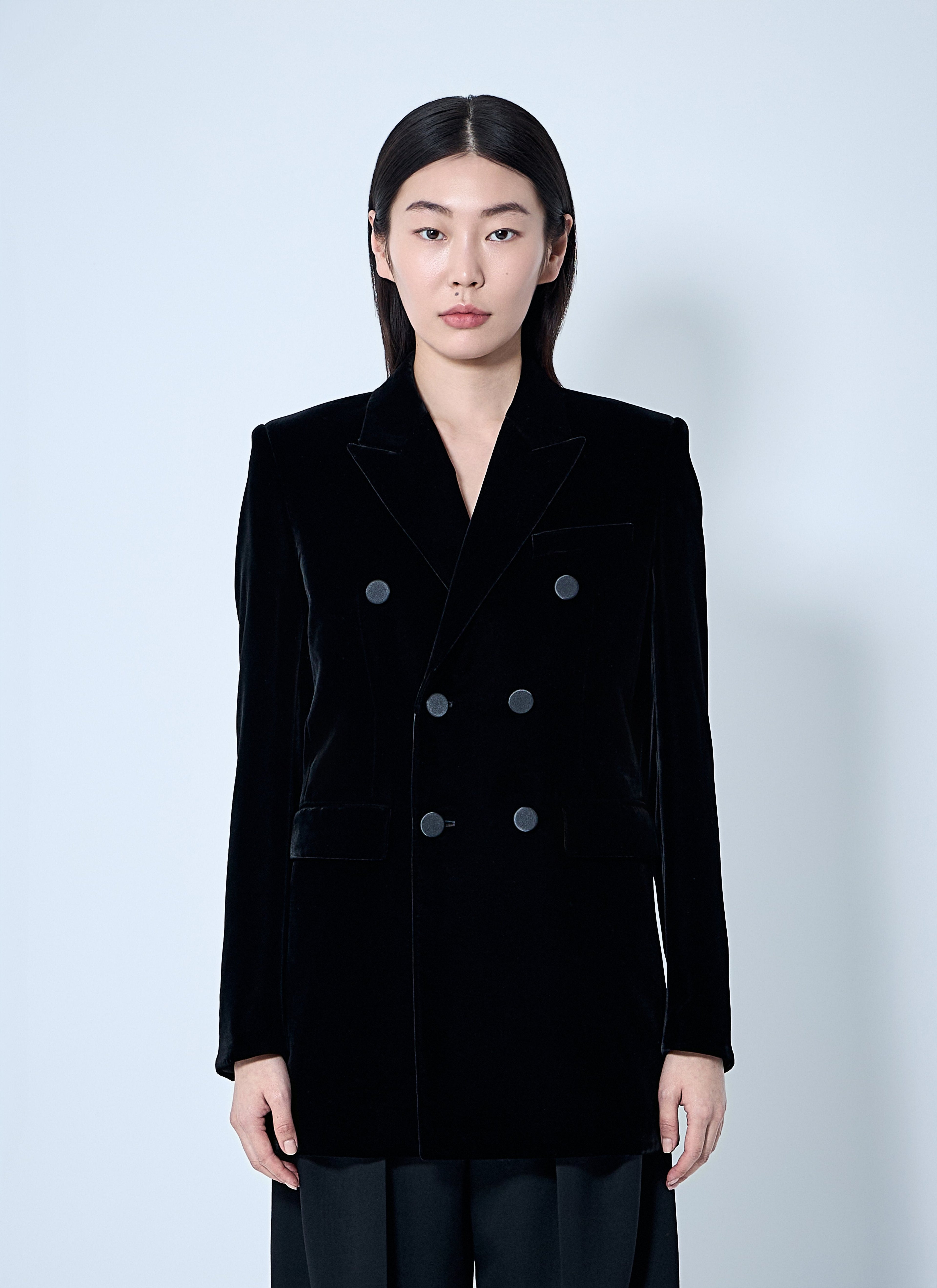 Saint Laurent Women Velvet Blazer