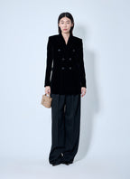 Saint Laurent Women Velvet Blazer