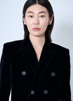 Saint Laurent Women Velvet Blazer