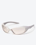 ZANE - Smoke Lenses, White Frame