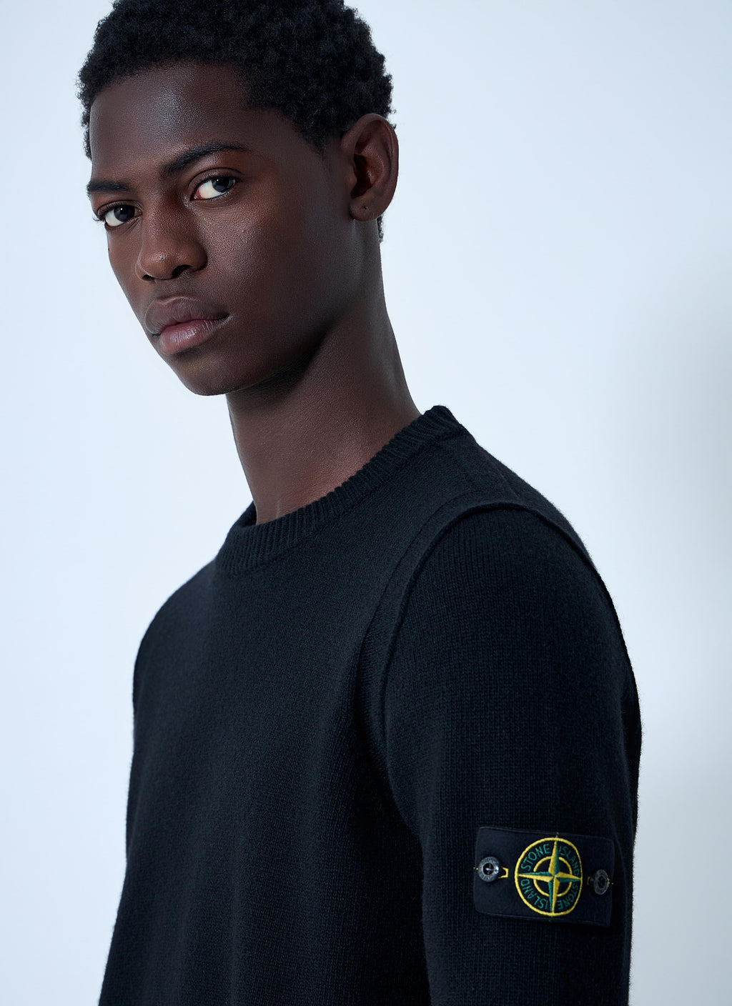 Stone Island 男士羊毛混纺毛衣
