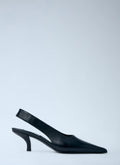 Toteme Women Classic Leather Slingback Heels
