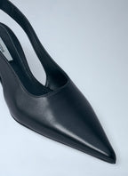 Toteme Women Classic Leather Slingback Heels