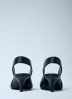 Toteme Women Classic Leather Slingback Heels