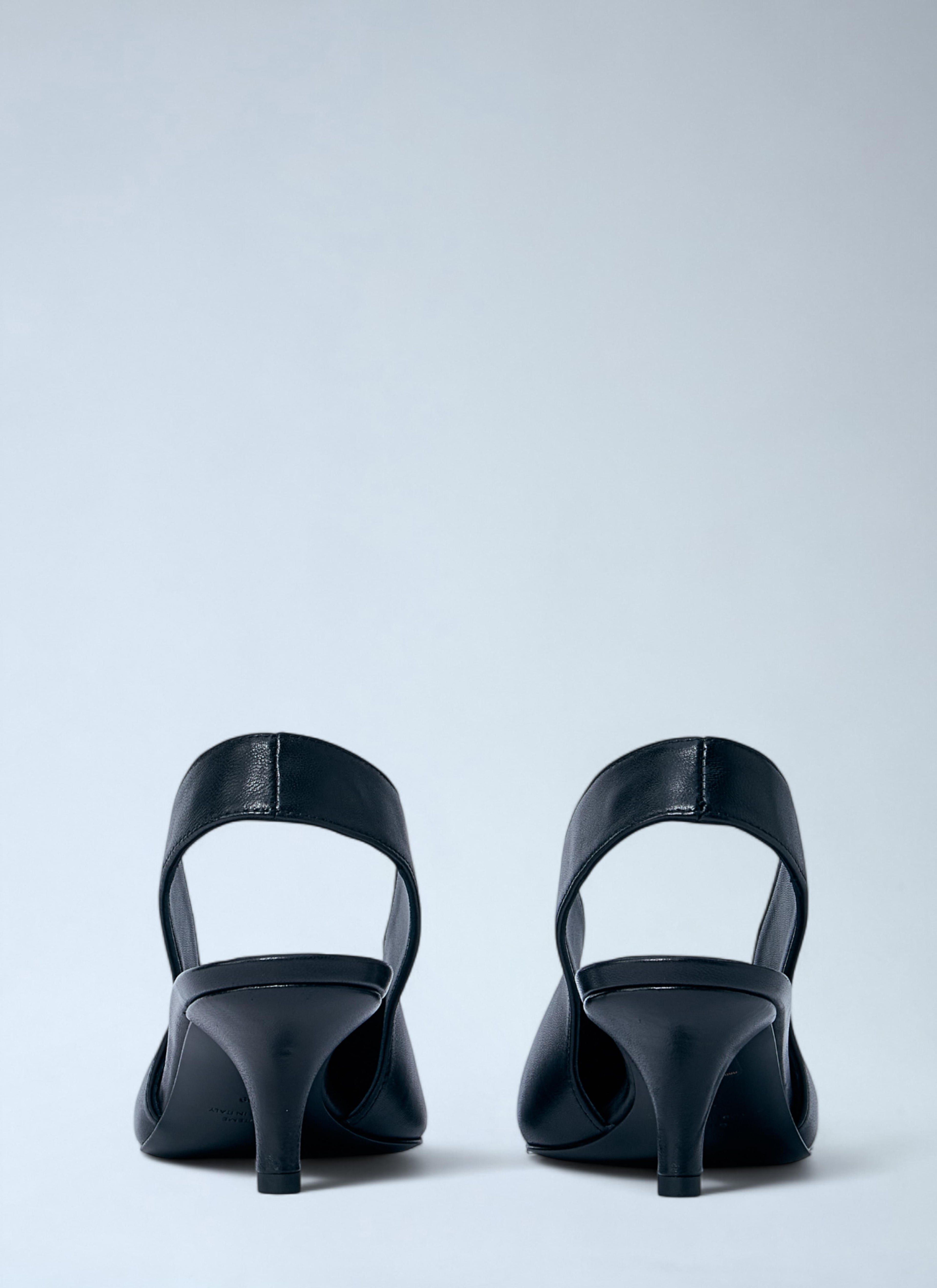 Toteme Women Classic Leather Slingback Heels