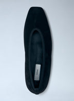 Toteme Women Minimalist Suede Ballerinas Flats