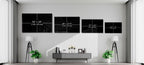Deep Red Gladiator Shield Glass Wall Art