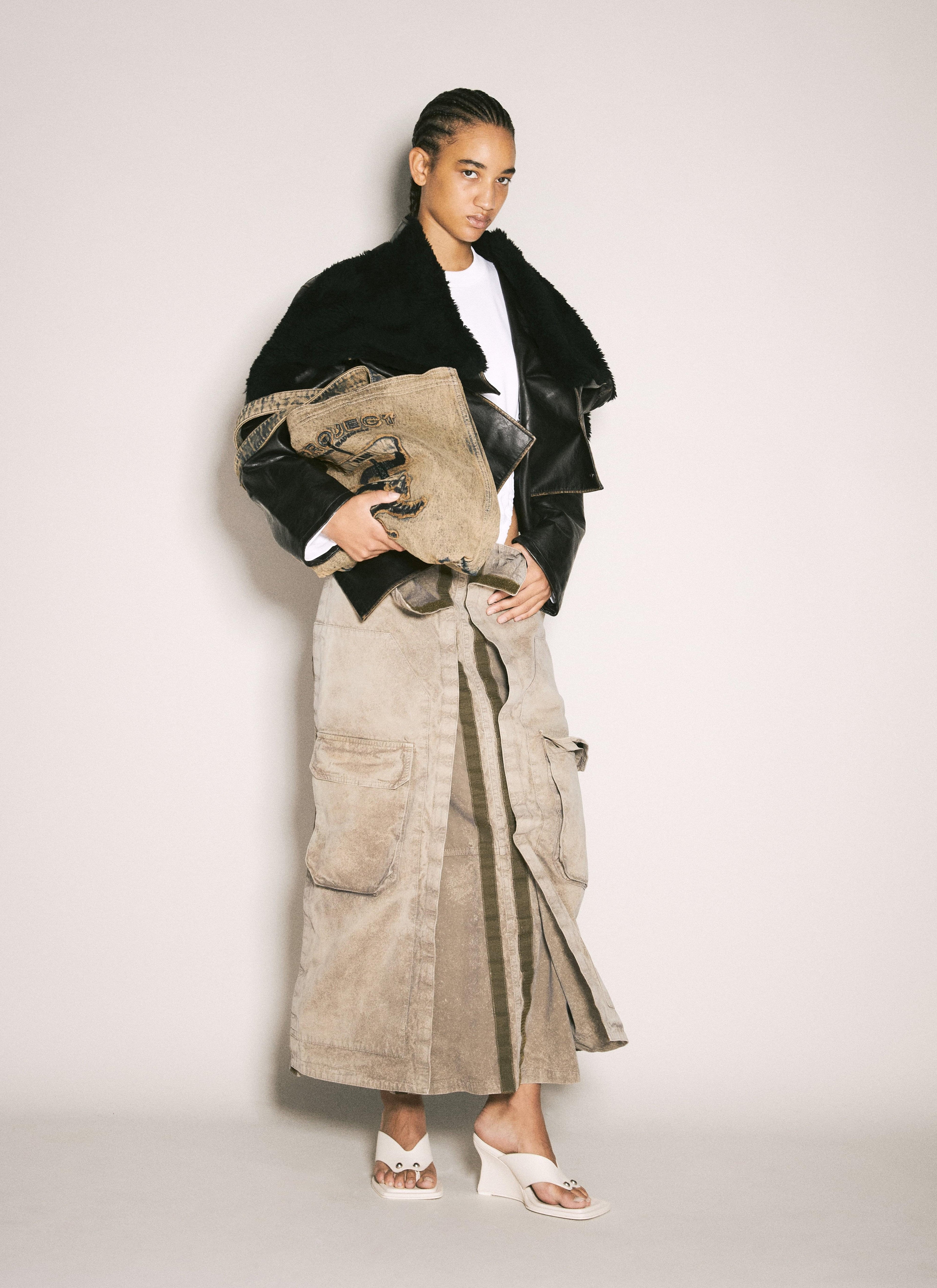 Y/Project Women Cargo Maxi Skirt