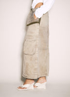 Y/Project Women Cargo Maxi Skirt