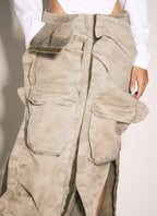 Y/Project Women Cargo Maxi Skirt