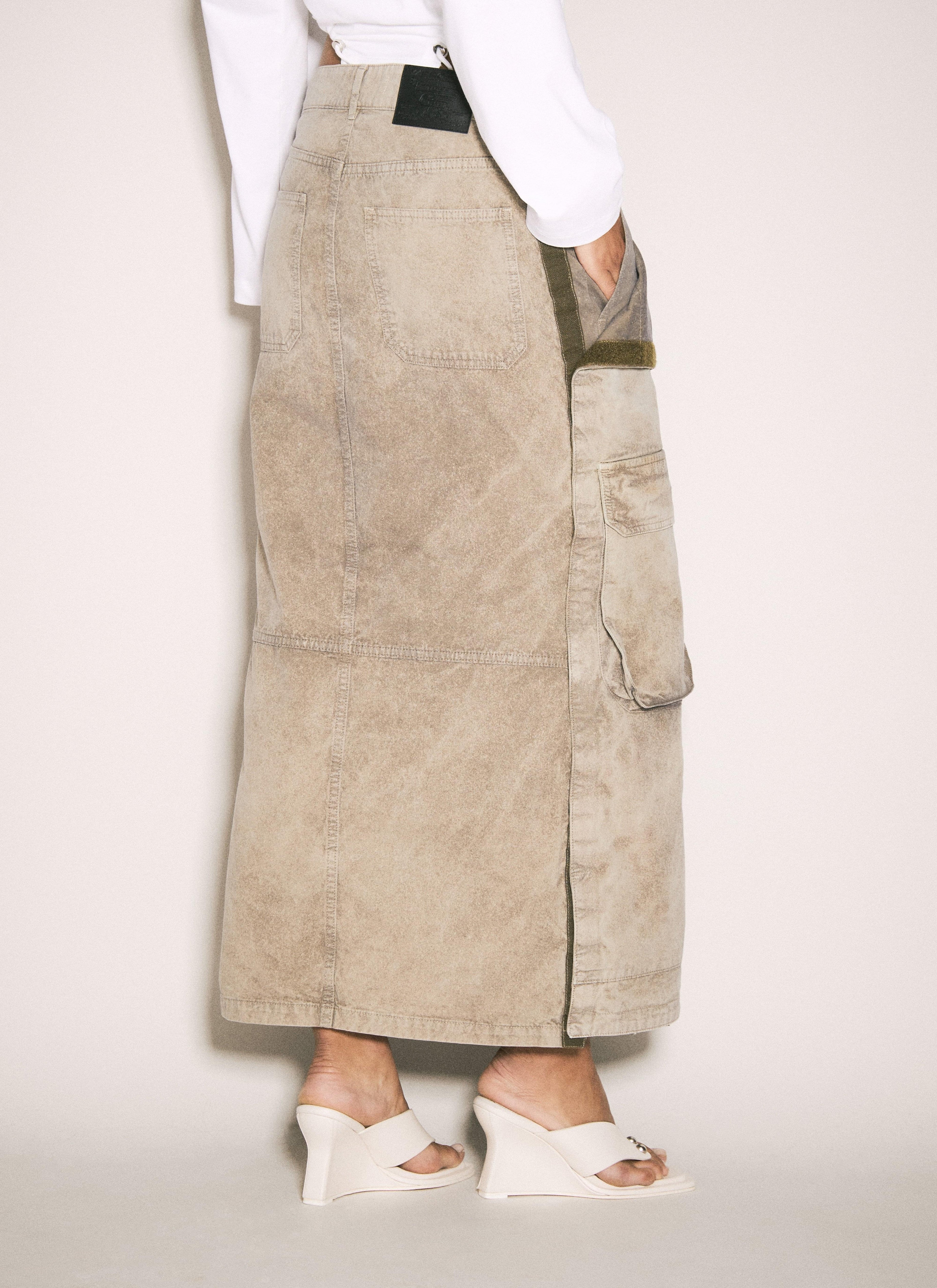 Y/Project Women Cargo Maxi Skirt
