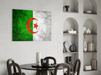 Flag of Algeria Glass Wall Art