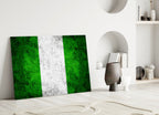 Flag of Nigeria Glass Wall Art